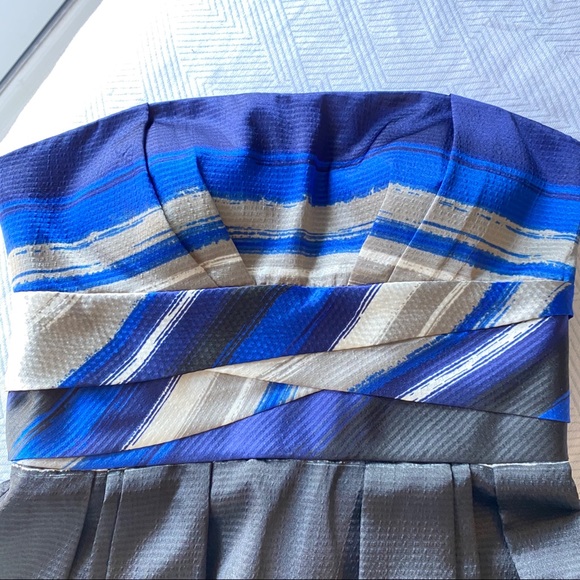 Max and Cleo Shanna Strapless Satin Dress - Picture 6 of 8